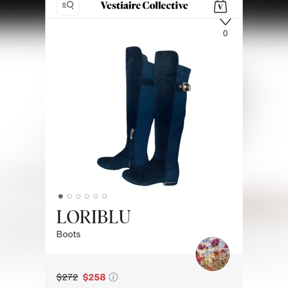 LoriBlu Navy Blue Boots